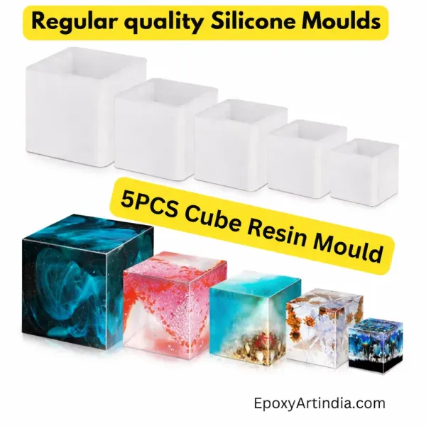 5_Pcs_Cube_Resin_Silicone_Mold_Set_For_Resin_Art