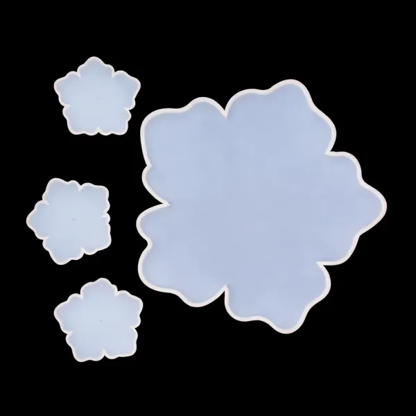 14_Inch_Flower_Resin_Art_Mold_With_4_Inch_Flower_Coaster_Mold_Silicone_Mould_Combo