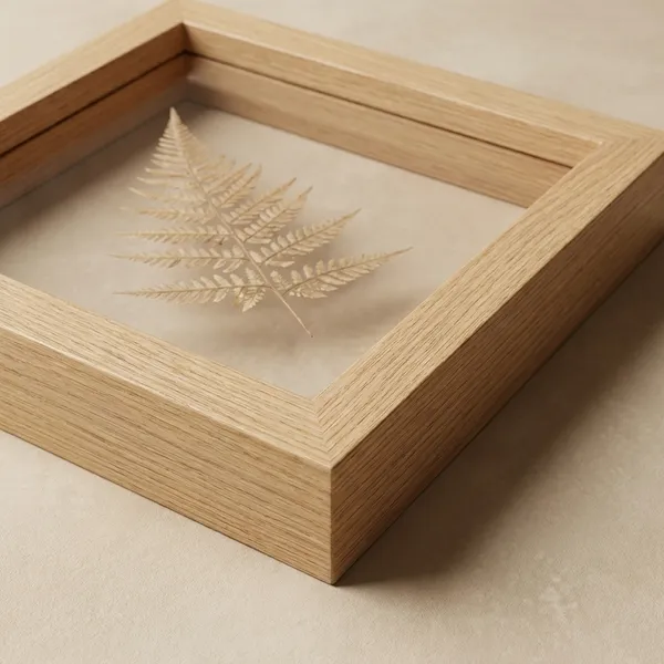 14_X_14_Inch_Pine_Wood_Floating_Frame_With_Acrylic_Base_For_Resin_Art_Wooden_Floating_Varmala_Frame