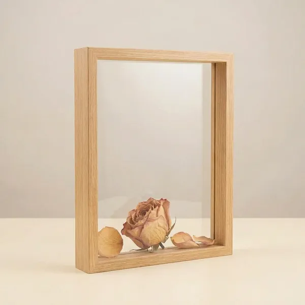 9_X_12_Inch_Pine_Wood_Floating_Frame_With_Acrylic_Base_For_Resin_Art_Wooden_Floating_Varmala_Frame