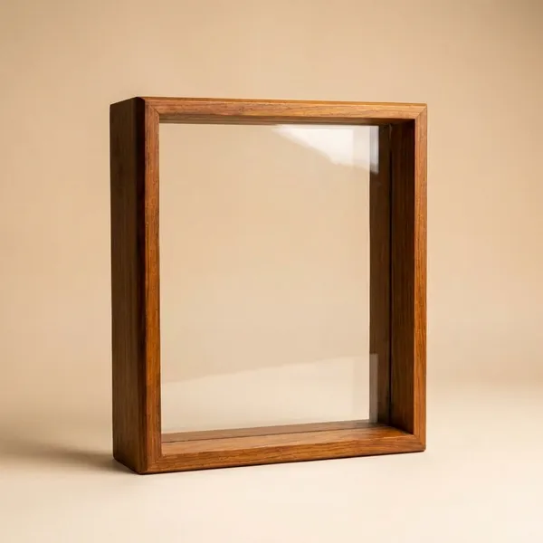 12_X_16_Inch_Teak_Wood_Floating_Frame_With_Acrylic_Base_For_Resin_Art_Wooden_Floating_Varmala_Frame