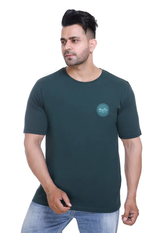 Dark_Green_Graphic_T_Shirt_With_Bopya_Logo