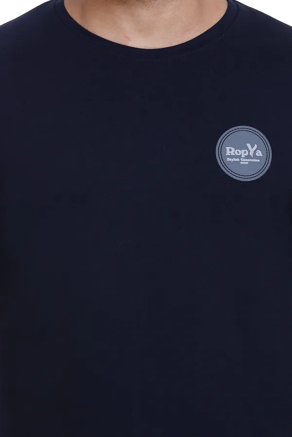 Navy_Blue_Graphic_Print_T_Shirt_With_Back_Text_Gmi_555_Design