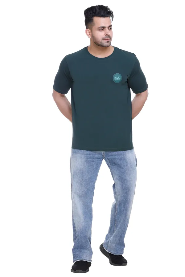 Dark_Green_Graphic_T_Shirt_With_Bopya_Logo