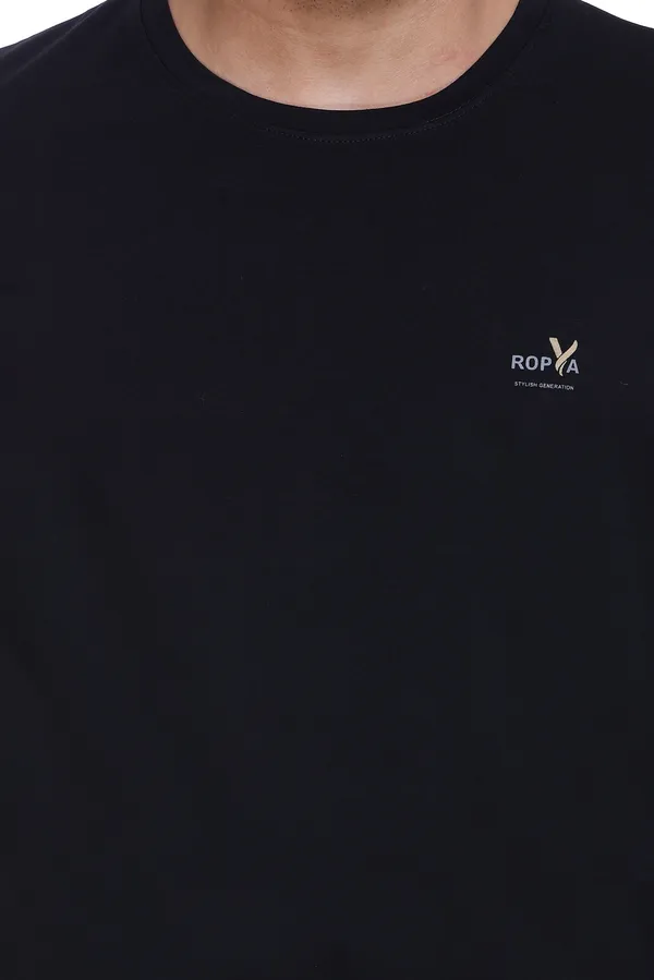 Black_And_Dark_Blue_Denim_JeansTiger_Print_Oversized_T_Shirt