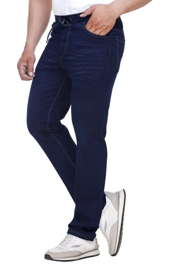 Black_And_Dark_Blue_Denim_JeansTiger_Print_Oversized_T_Shirt