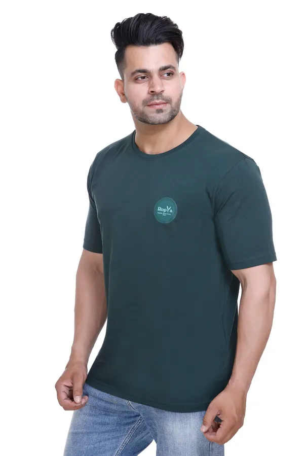Dark_Green_Graphic_T_Shirt_With_Bopya_Logo