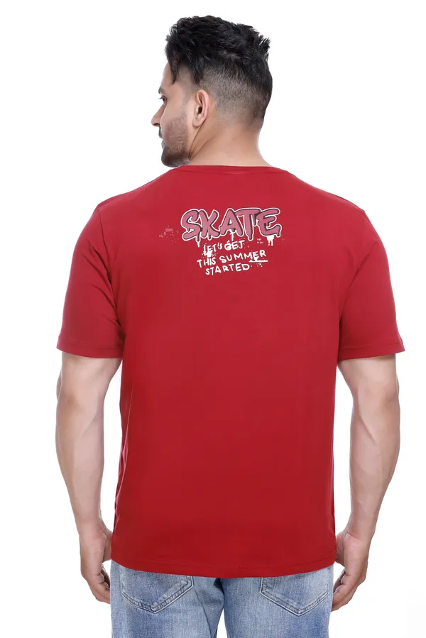 Red_Graphic_Print_T_Shirt_For_Men