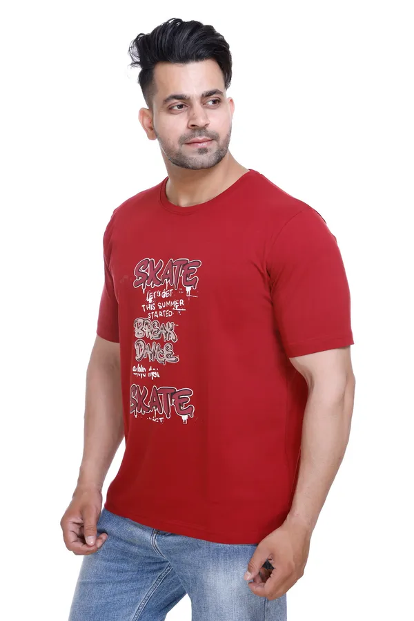 Red_Graphic_Print_T_Shirt_For_Men