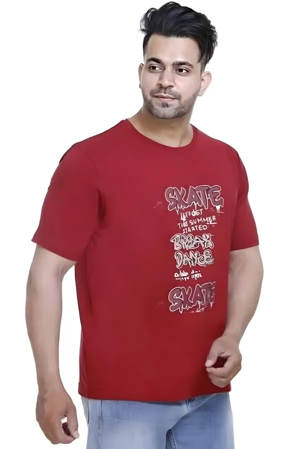 Red_Graphic_Print_T_Shirt_For_Men