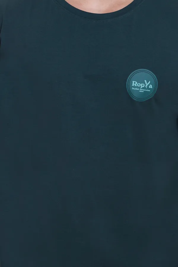 Dark_Green_Graphic_T_Shirt_With_Bopya_Logo