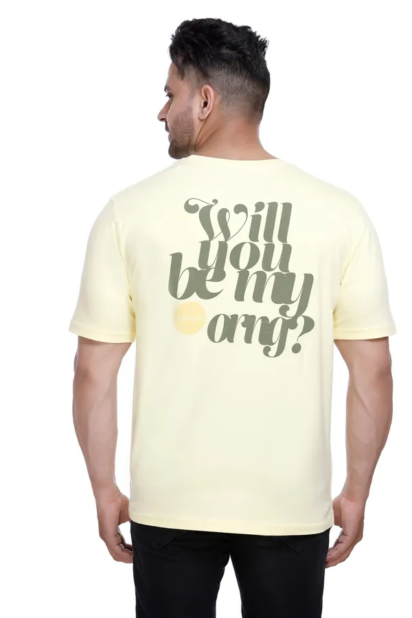 Light_Yellow_Round_Neck_Half_Sleeve_Cotton_T_Shirt