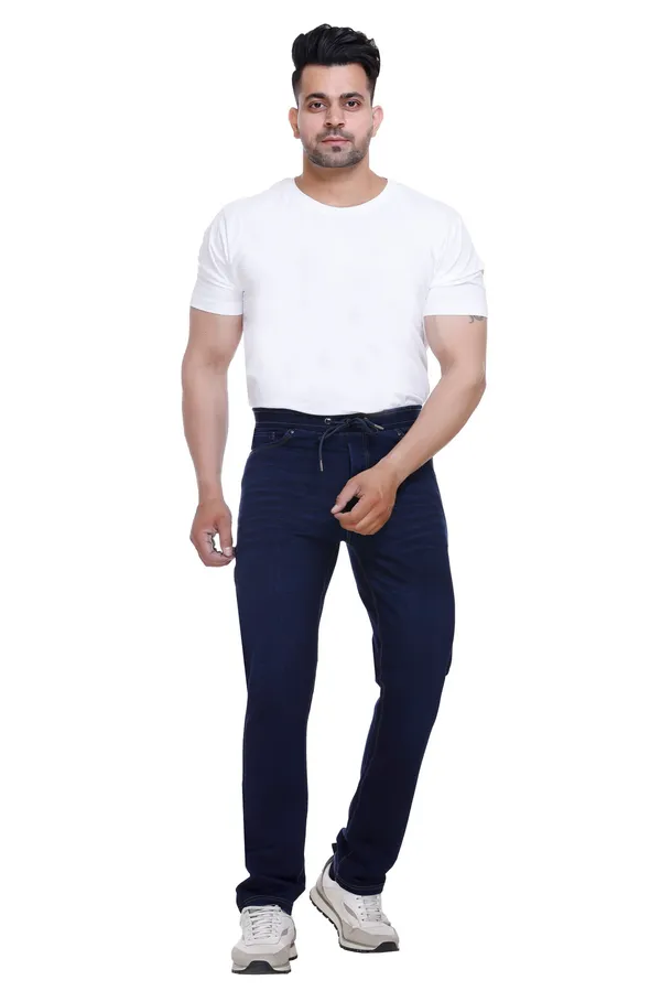 Black_And_Dark_Blue_Denim_JeansTiger_Print_Oversized_T_Shirt