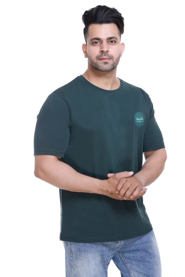 Dark_Green_Graphic_T_Shirt_With_Bopya_Logo