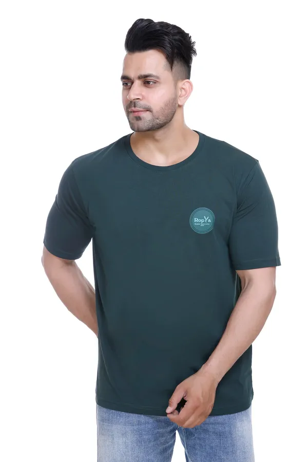 Dark_Green_Graphic_T_Shirt_With_Bopya_Logo