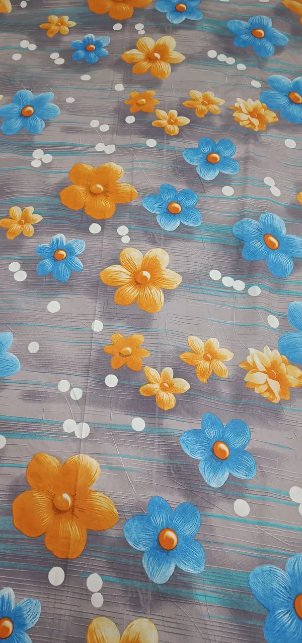 Cotton_Blend_King_Flat_400_TC_Floral_1_Summer_Bedsheet_with_2_Pillow_Covers_(Green)