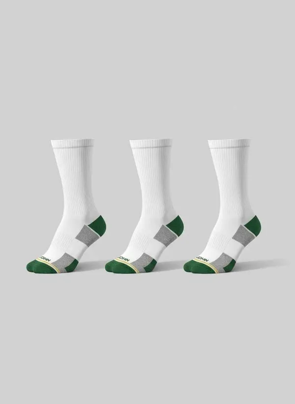 Pack_Of_3_-_White_And_Green_Cotton_Socks_For_Men