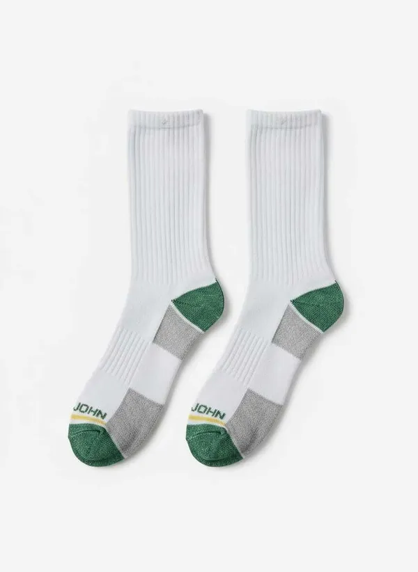 Pack_Of_3_-_White_And_Green_Cotton_Socks_For_Men