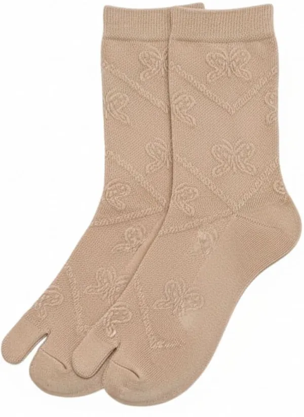 Pack_Of_4_-_Beige_Premium_Cotton_Socks_For_Women