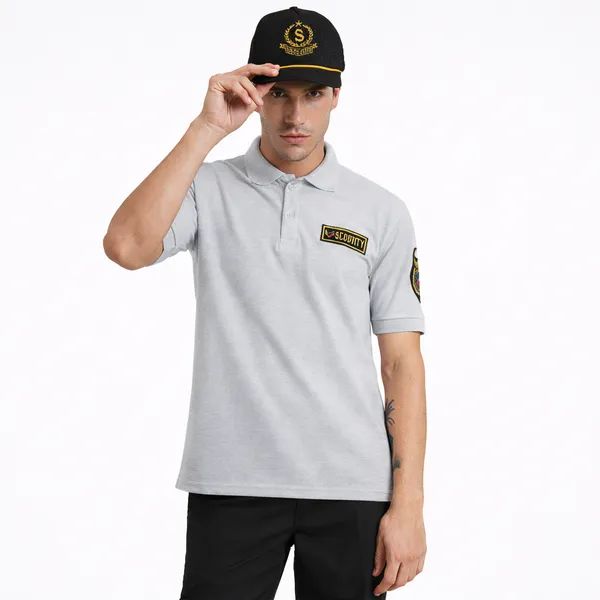Grey_Polyester_Security_Guard_Tshirt_For_Men