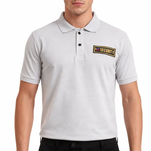 Grey_Polyester_Security_Guard_Tshirt_For_Men