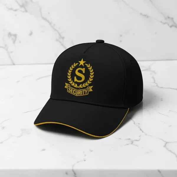 Black_Polyester_Premium_Cap_With_Golden_S_Design_Caps_For_Men
