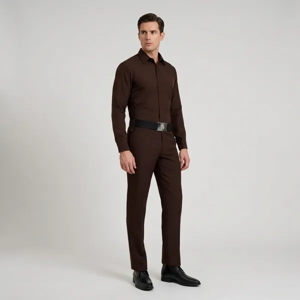 Brown_Cotton_Blend_Premium_Quality_Matte_Finish_Security_Guard_Pant_For_Men
