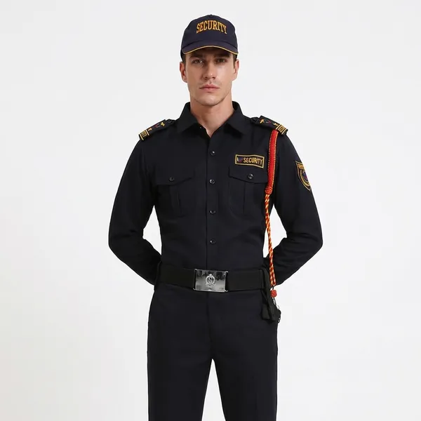 Navy_Blue_Cotton_Blend_Premium_Trovine_Security_Guard_Shirt_For_Men