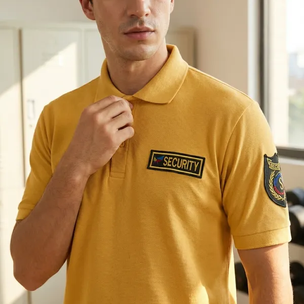 Yellow_Polyester_Security_Guard_Tshirt_For_Men