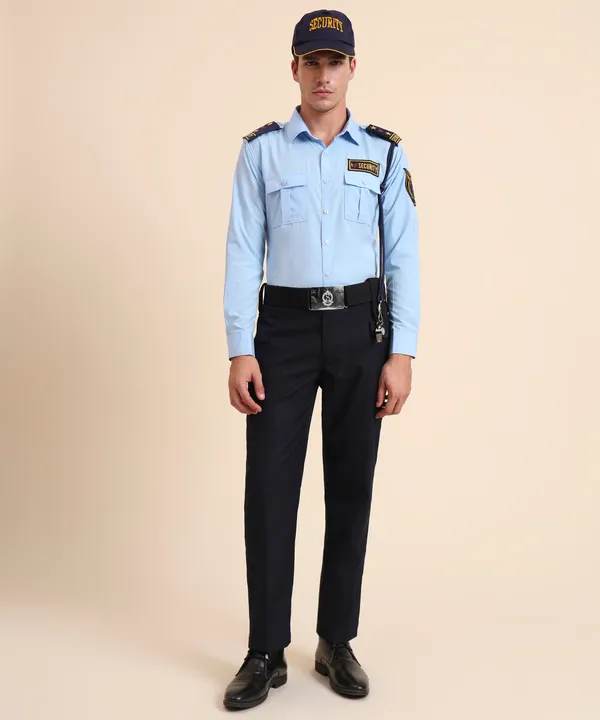 Professional_Cotton_Blend_Premium_Quality_Security_Guard_Shirt_Light_Blue_For_Men