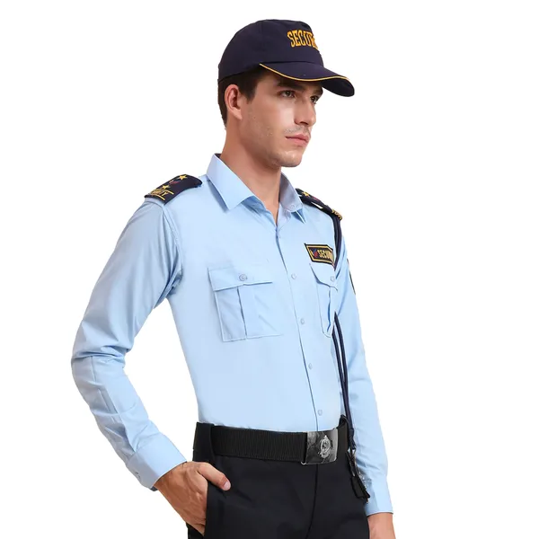 Professional_Cotton_Blend_Premium_Quality_Security_Guard_Shirt_Light_Blue_For_Men