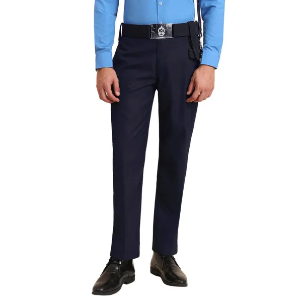 Dark_Blue_Cotton_Blend_Premium_Quality_Matte_Finish_Security_Guard_Pant_For_Men