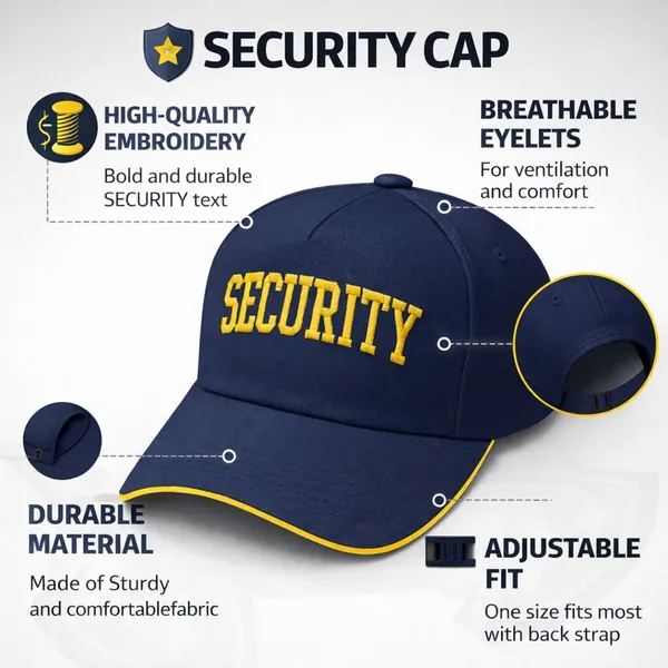 Navy_Blue_Polyester_Security_Guard_Navy_Blue_Cap_With_Security_Embroidery_|_Adjustable_Caps_For_Men