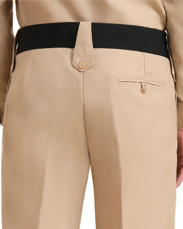 Khaki_Cotton_Premium_Quality_Matte_Finish_Security_Guard_Pant_For_Men