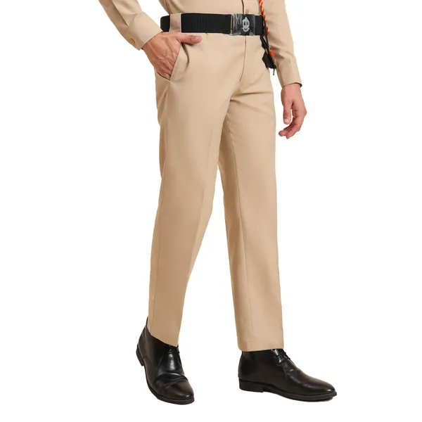 Khaki_Cotton_Premium_Quality_Matte_Finish_Security_Guard_Pant_For_Men