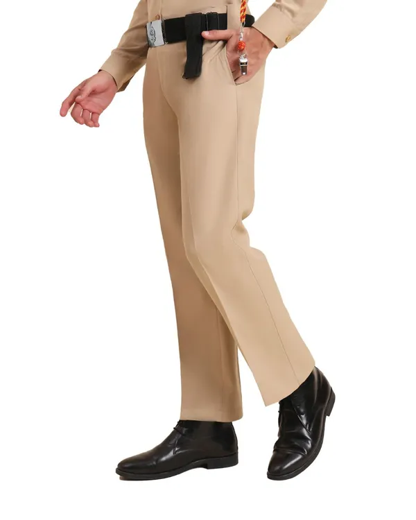 Khaki_Cotton_Premium_Quality_Matte_Finish_Security_Guard_Pant_For_Men