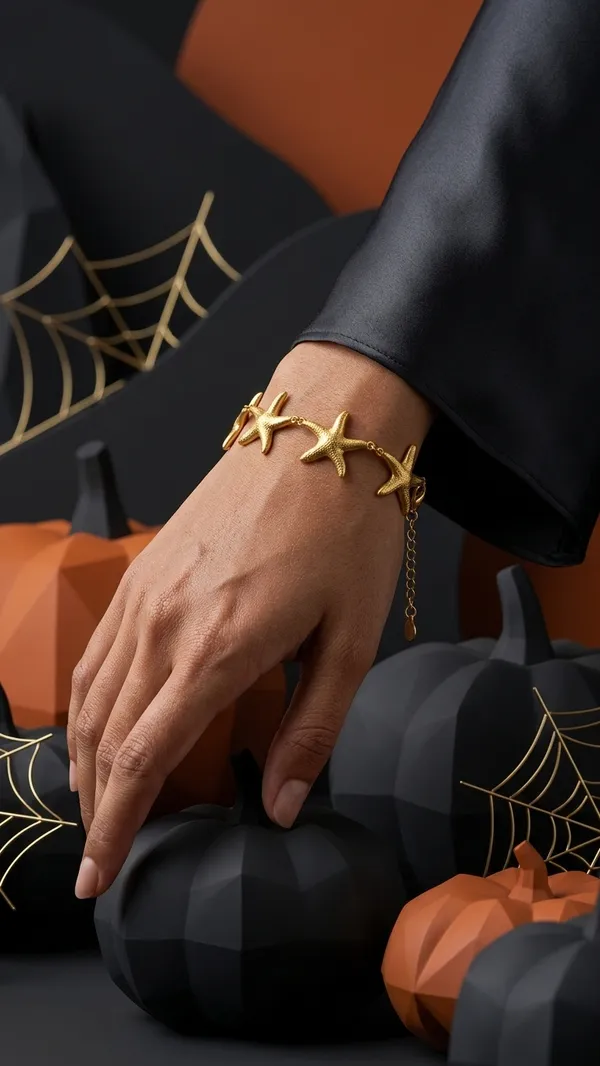 Gold_Starfish_Charm_Bracelet