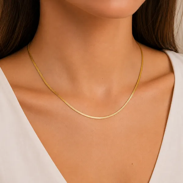 Classic_Gold_Herringbone_Chain_Necklace