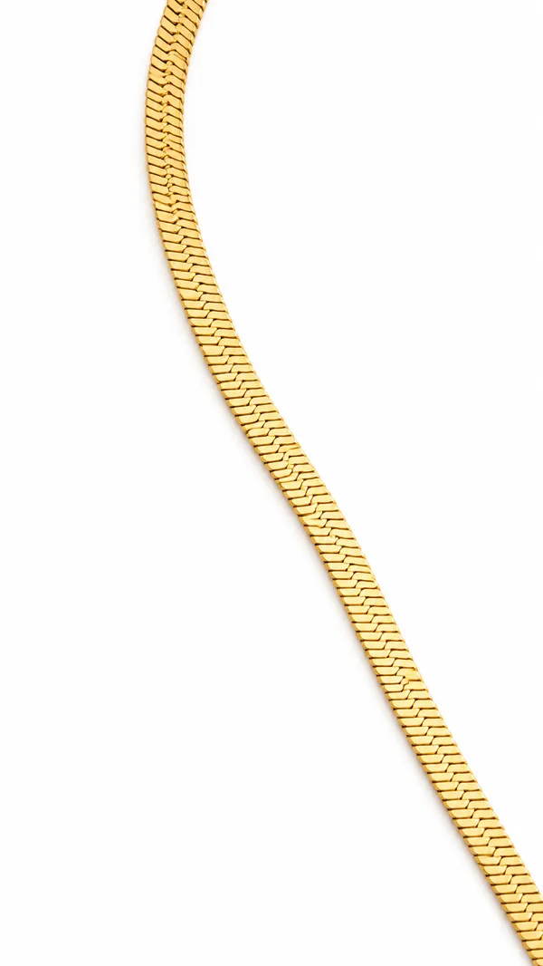 Classic_Gold_Herringbone_Chain_Necklace