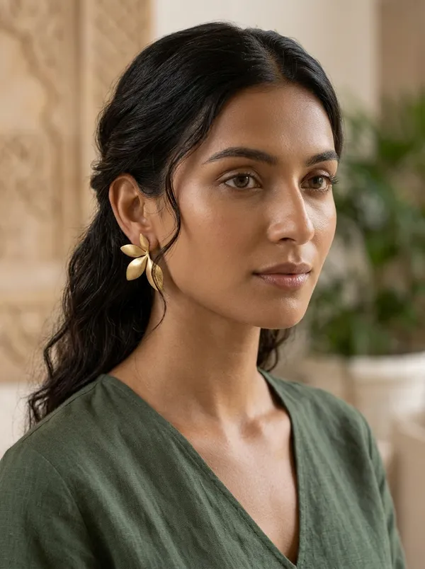 Gold_Leaf_Stud_Earrings