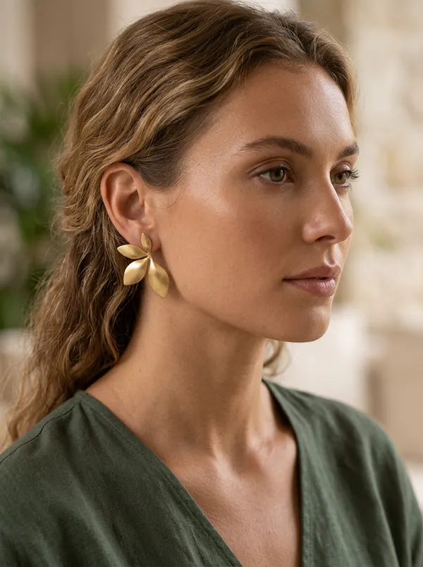 Gold_Leaf_Stud_Earrings