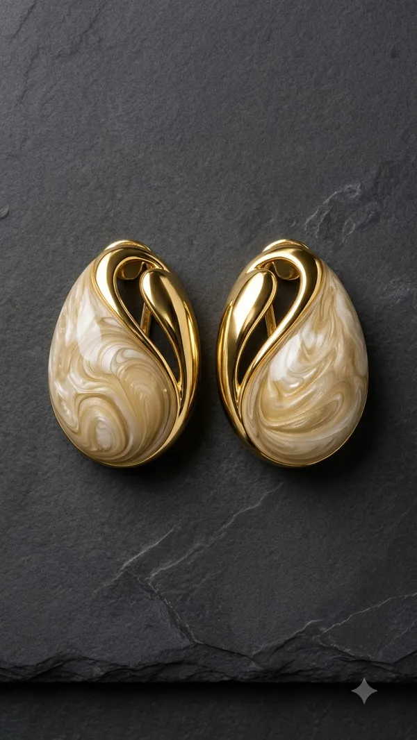 Nuanza_Pearl-Marble_Teardrop_Earrings