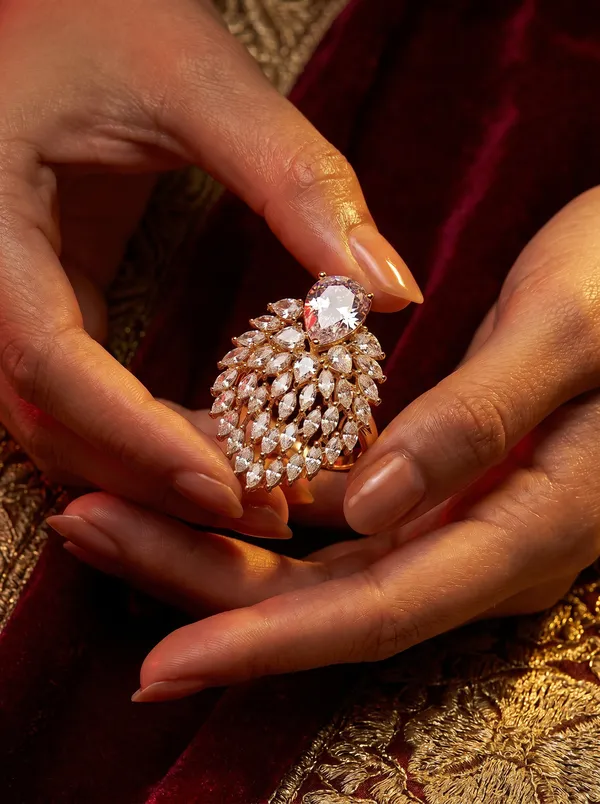 Gold_Floral_Crystal_Statement_Ring