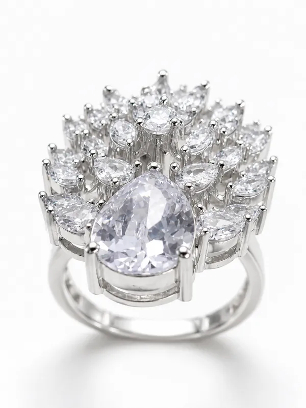 Silver_Floral_Crystal_Diamond_ring