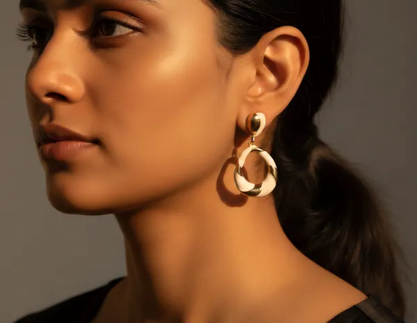 Ivory_Enamel_Gold_Twisted_Hoop_Earrings