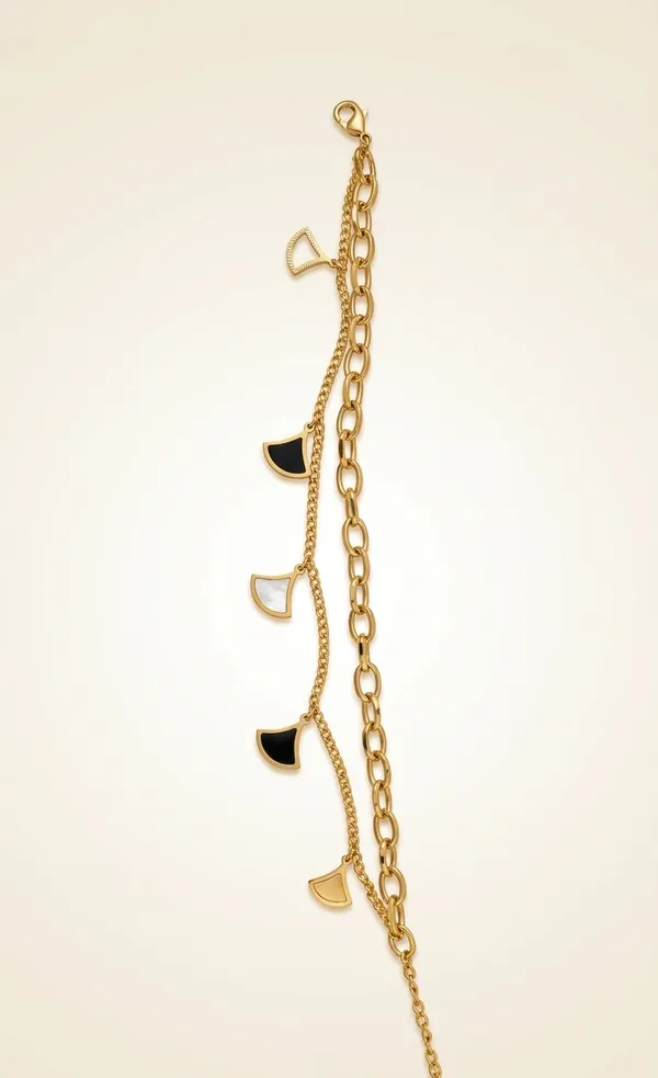 Gold_Fan_Charm_Chain_Bracelet