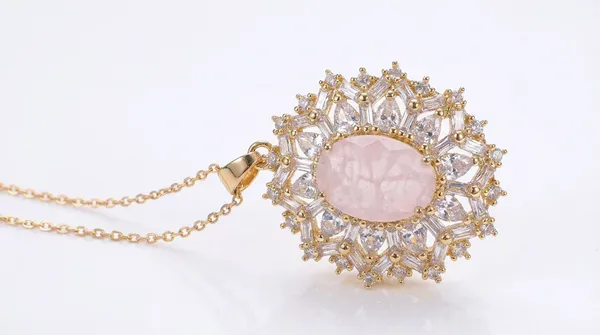 Blush_Pink_Crystal_Halo_Pendant_Necklace