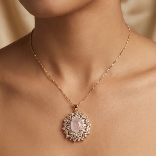 Blush_Pink_Crystal_Halo_Pendant_Necklace
