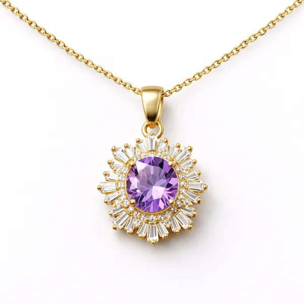 Violet_Crystal_Sunburst_Gold_Pendant_Necklace