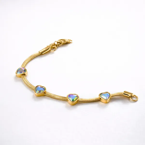 Gold_Aurora_Crystal_Heart_Chain_Bracelet